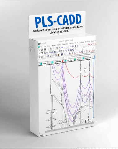 PLS-CADD software packaging with modeling software interface for transmission line projects.